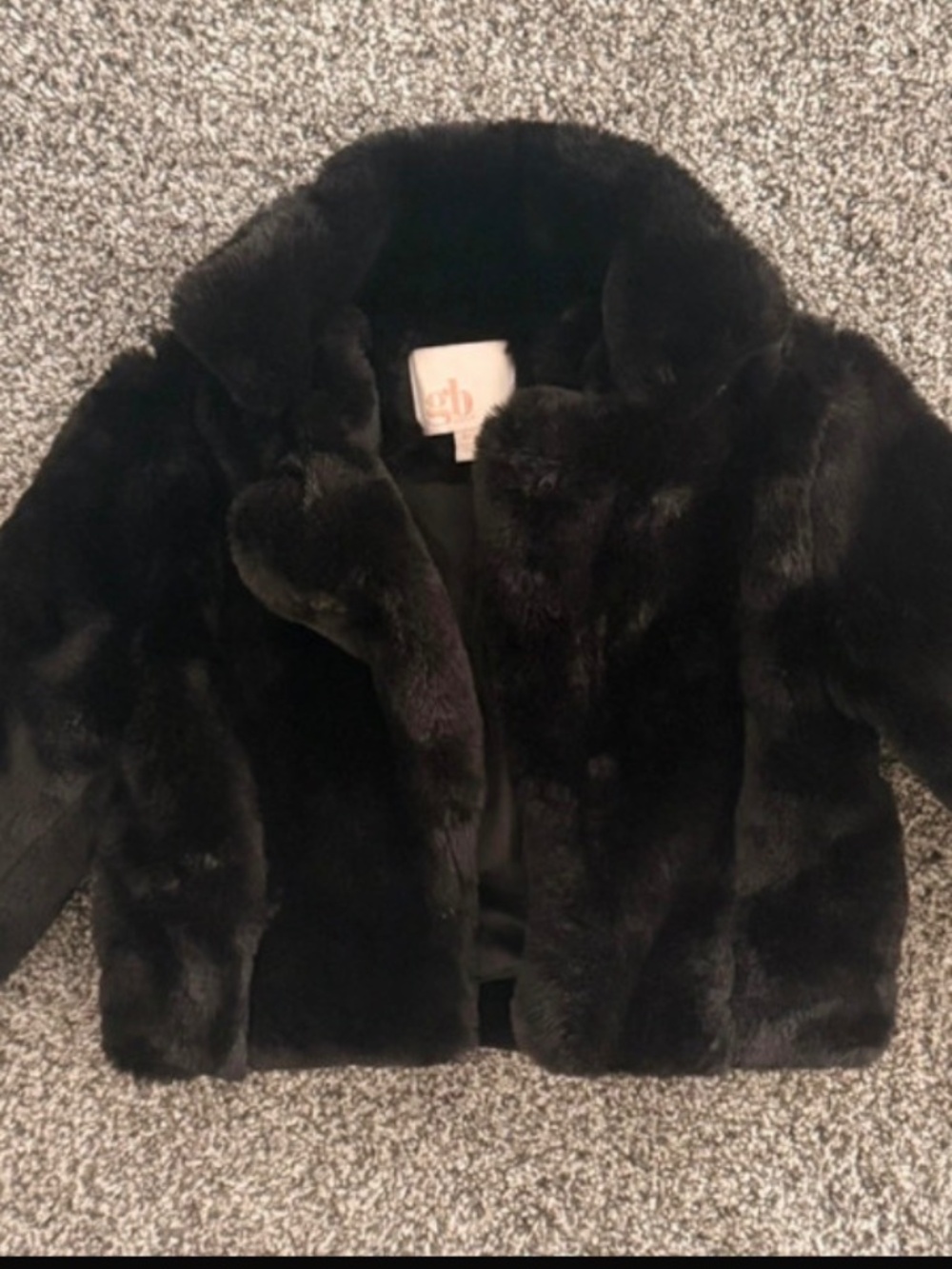 GB Girls faux fur coat